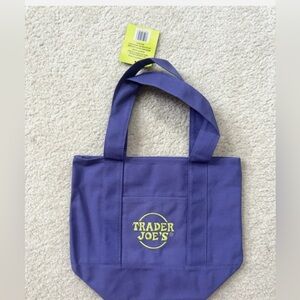 Trader Joe's Purple Tote Bag brand new